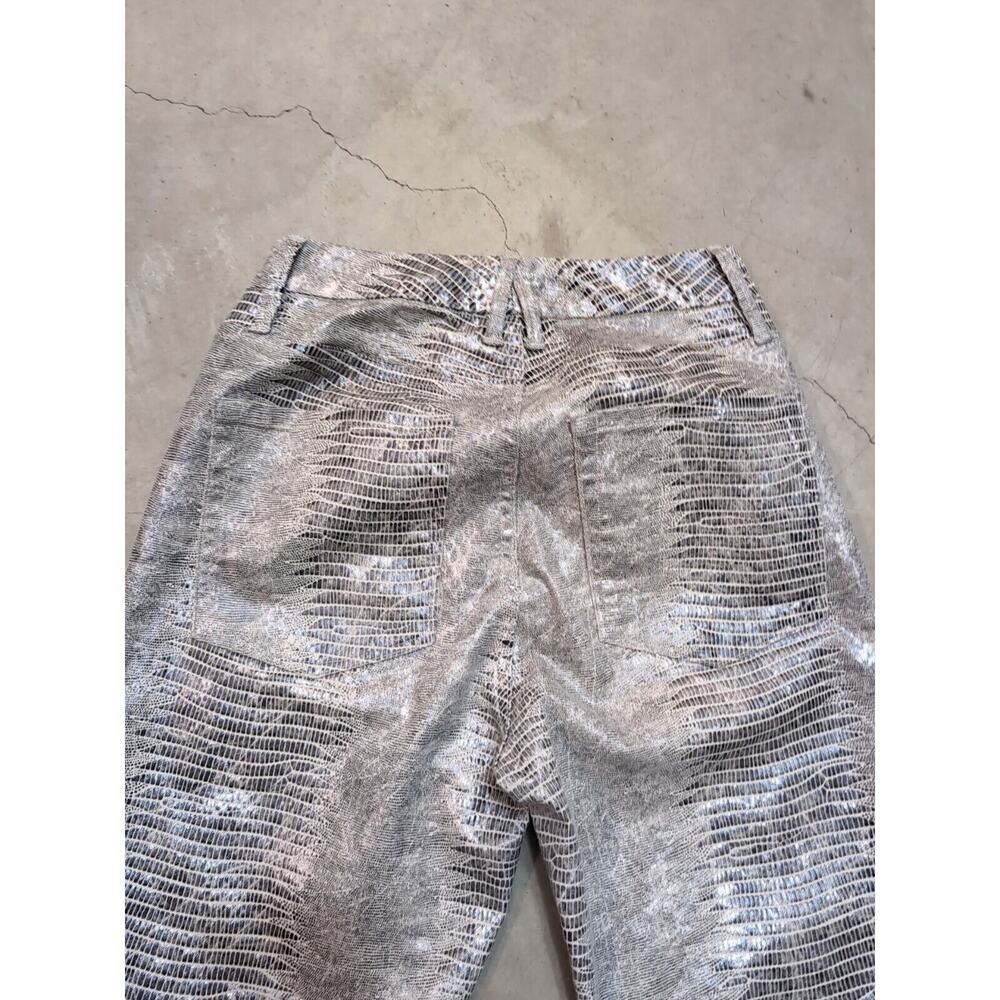 Good American Silver Metallic Cropped Pants - Picture 6 of 6